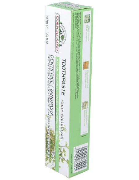Corpore Sano Crema Dental Con Mirra Propolis E Hinojo 75Ml
