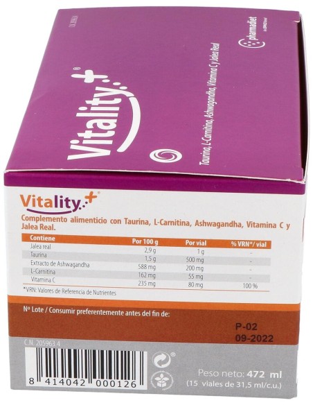 Vitality Plus 10 Viales