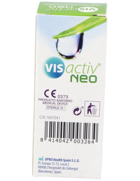 Vis Activ Neo Gotas Esteriles Gotas Oculares Humectantes 10 Ml