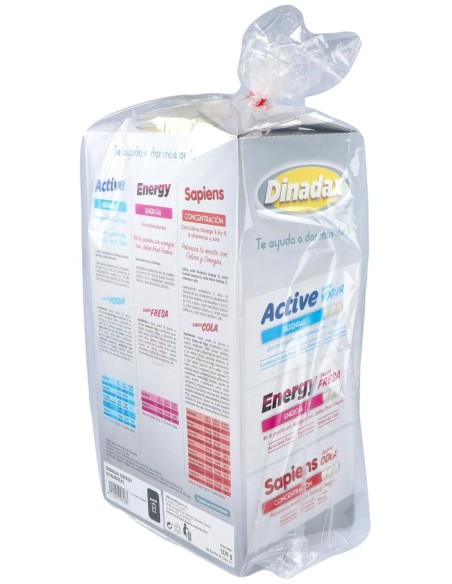 Dinadax Energy (Fresa) Expositor 60Barritas