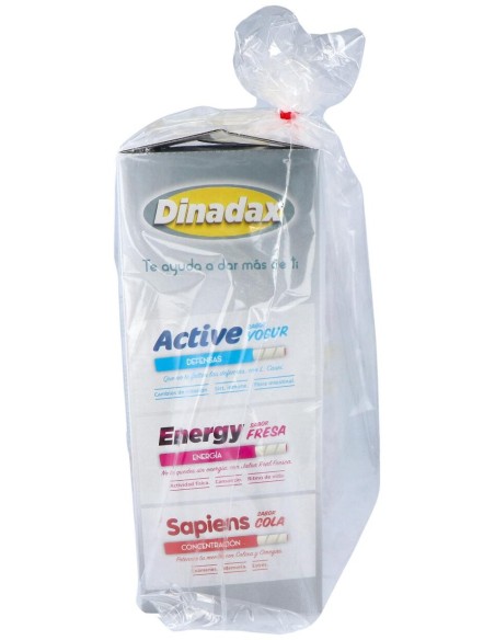 Dinadax Energy (Fresa) Expositor 60Barritas