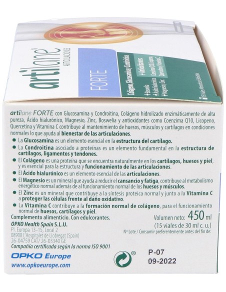 Artilane Forte 15 Viales Monodosis 30Ml