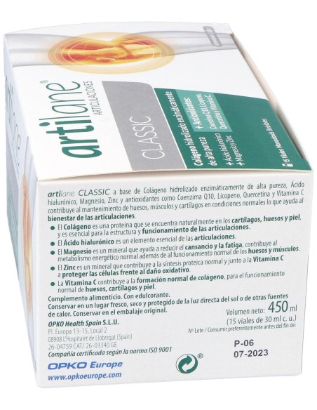 Artilane Articulaciones Classic, 15 Viales
