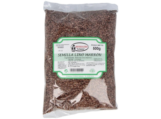 Intracma Linaza Semilla Marron 500 G