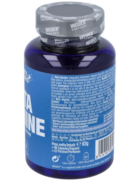Victory Endurance Aminoácidos Beta Alanine  90 Caps