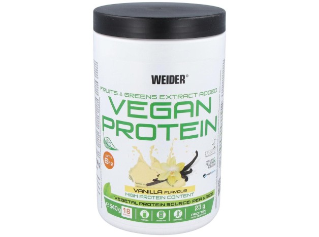 Weider Vegan Protein Vainilla 540Gr.