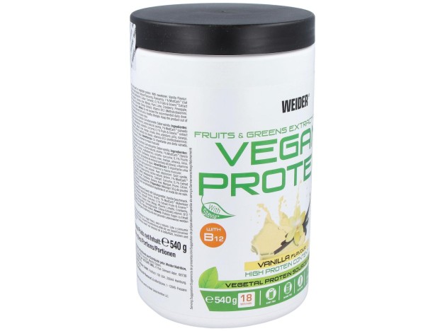 Weider Vegan Protein Vainilla 540Gr.