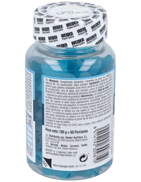 Weider Gummy Up Revolution Melatonin Up 250G 60 Gummies