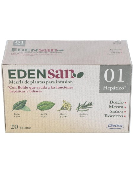 Edensan 01 Filtros Infusiones 20Uds
