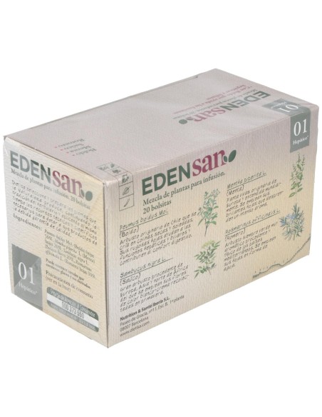 Edensan 01 Filtros Infusiones 20Uds