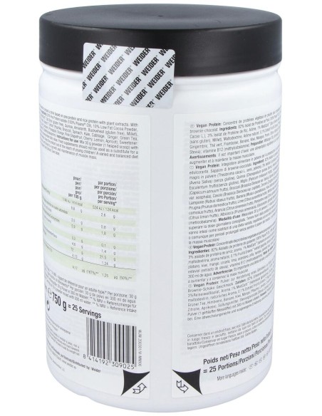 Weider Vegan Protein Chocolate 750Gr.