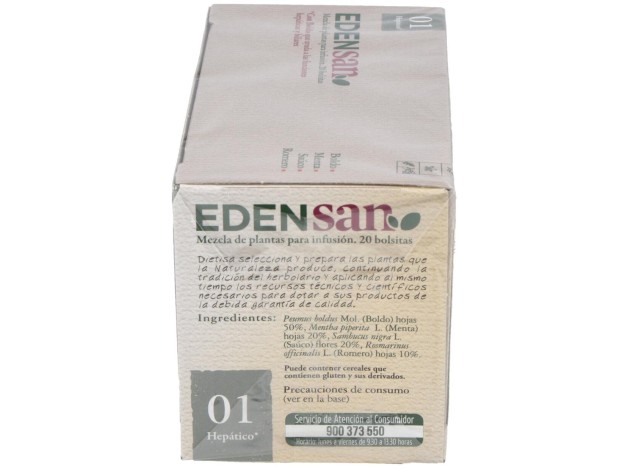 Edensan 01 Filtros Infusiones 20Uds