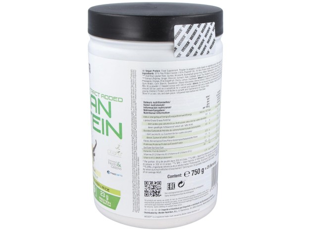 Weider Vegan Protein Vainilla 750Gr.