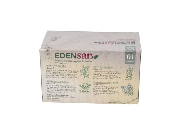 Edensan 01 Filtros Infusiones 20Uds