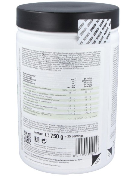 Weider Vegan Protein Chocolate 750Gr.