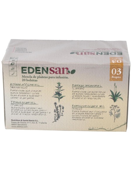 Dietisa Edensan Respira 20Uds