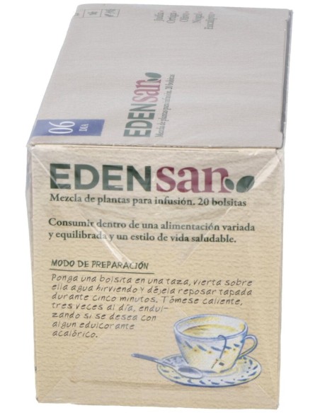 Edensan 06 Dia Filtro Infusiones 20Uds