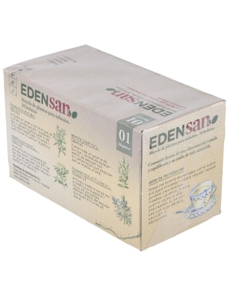 Edensan 01 Filtros Infusiones 20Uds