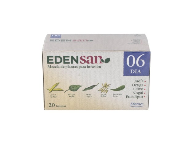 Edensan 06 Dia Filtro Infusiones 20Uds