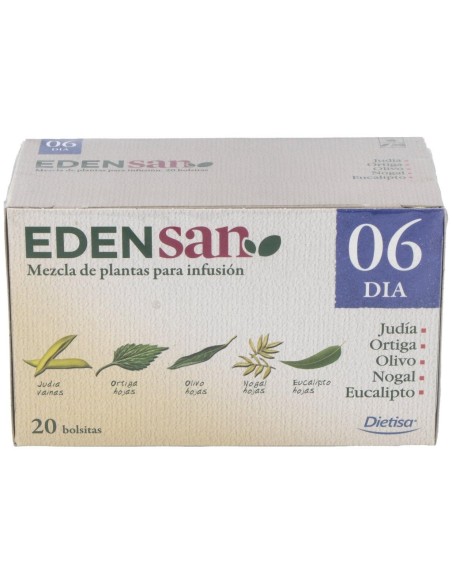 Edensan 06 Dia Filtro Infusiones 20Uds