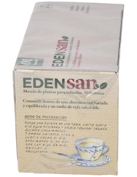 Edensan 01 Filtros Infusiones 20Uds