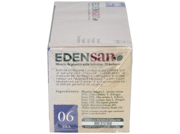 Edensan 06 Dia Filtro Infusiones 20Uds