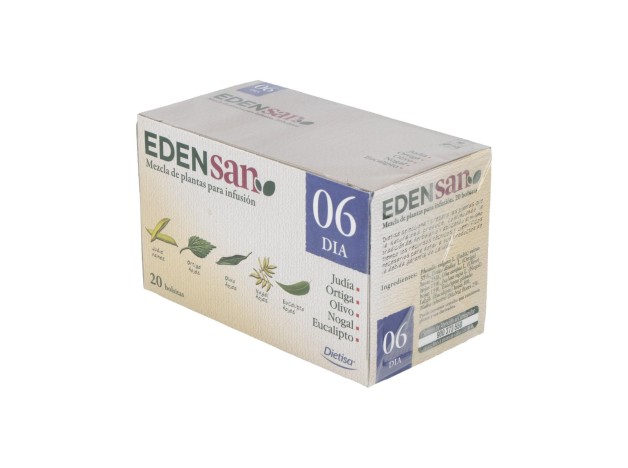 Edensan 06 Dia Filtro Infusiones 20Uds