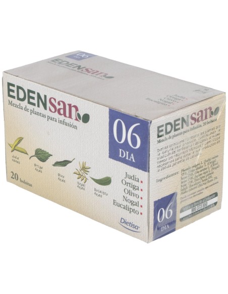 Edensan 06 Dia Filtro Infusiones 20Uds
