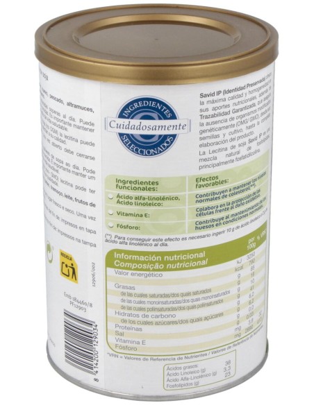Lecitina Ip (Identidad Preservada) Savid 400Gr.