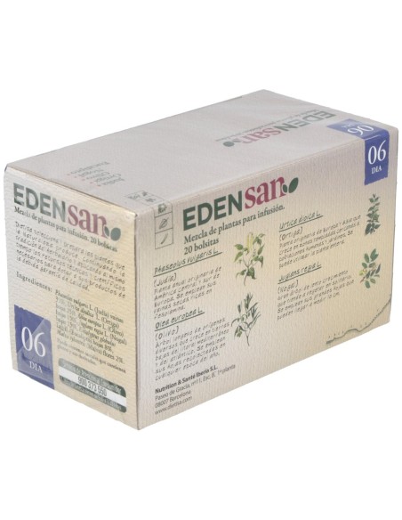 Edensan 06 Dia Filtro Infusiones 20Uds