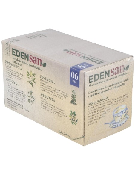 Edensan 06 Dia Filtro Infusiones 20Uds