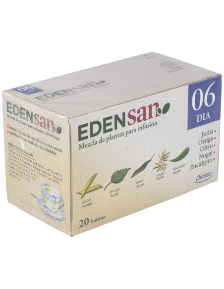 Edensan 06 Dia Filtro Infusiones 20Uds
