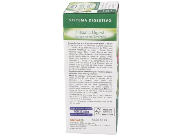 Hepatico Digestivo (Tonic Diet) 250Ml.