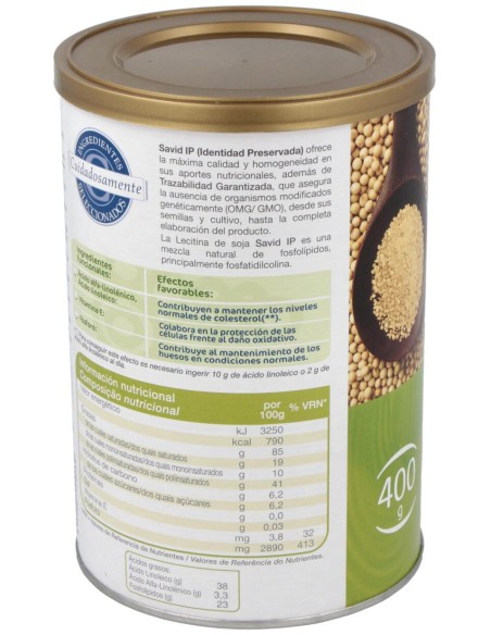 Lecitina Ip (Identidad Preservada) Savid 400Gr.