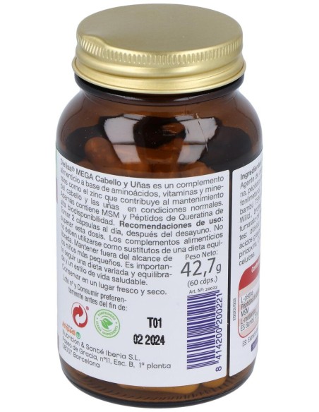 Dietisa Mega Cabello Y Uñas 60Caps