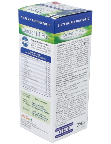 Sundiet Bt Plus Bronquios 250Ml.