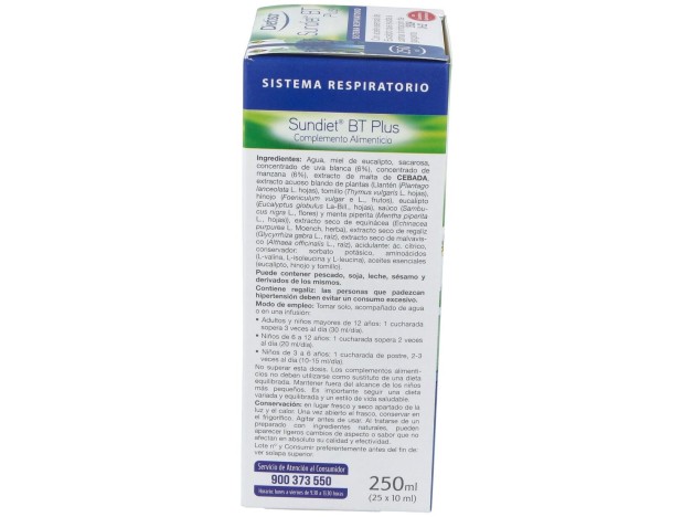 Sundiet Bt Plus Bronquios 250Ml.