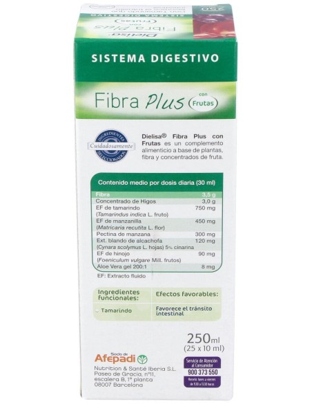 Fibra Plus Con Frutas 250Ml.