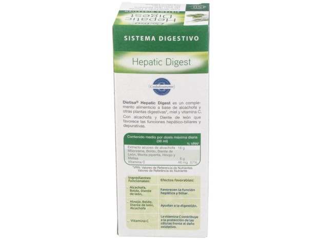 Hepatico Digestivo (Tonic Diet) 250Ml.