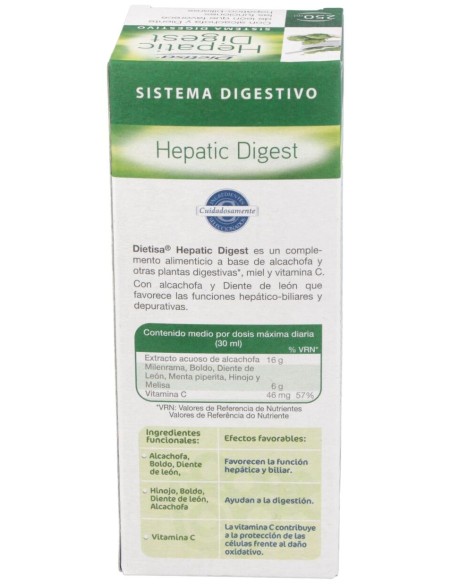 Hepatico Digestivo (Tonic Diet) 250Ml.