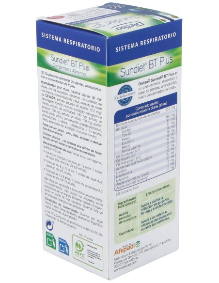 Sundiet Bt Plus Bronquios 250Ml.