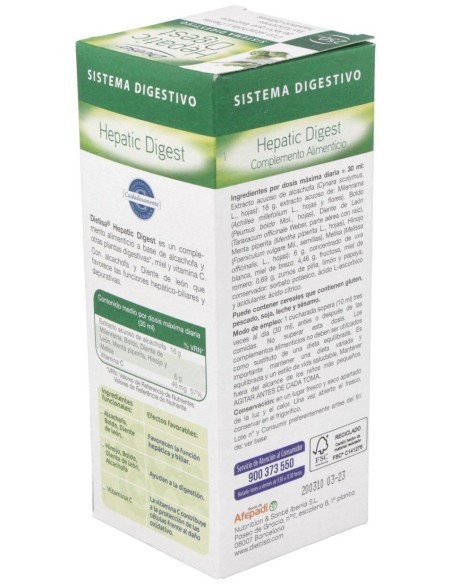 Hepatico Digestivo (Tonic Diet) 250Ml.