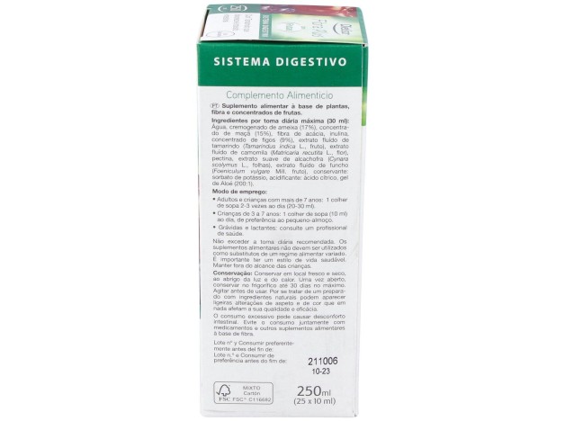 Fibra Plus Con Frutas 250Ml.