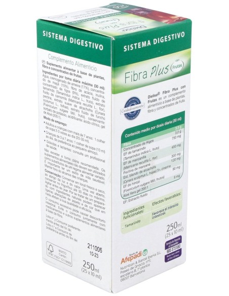 Fibra Plus Con Frutas 250Ml.