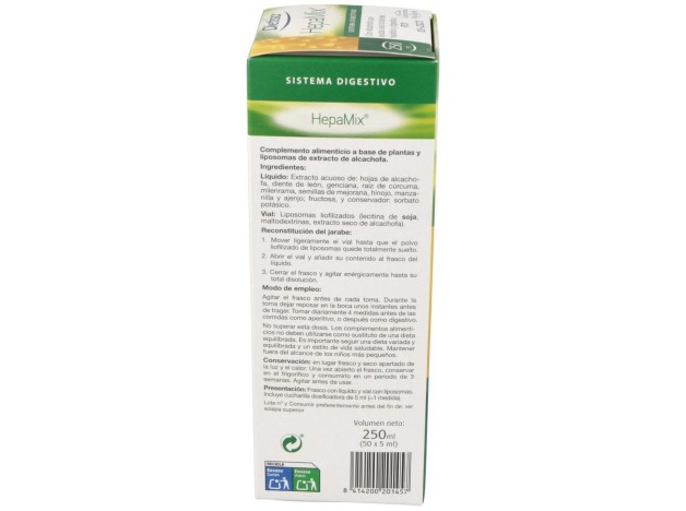 Hepamix (Hepatico-Biliar) Jarabe 250Ml