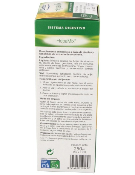 Hepamix (Hepatico-Biliar) Jarabe 250Ml
