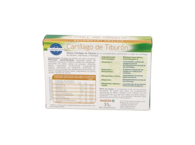 Cartilago De Tiburon (Ideceron) 48Comp.