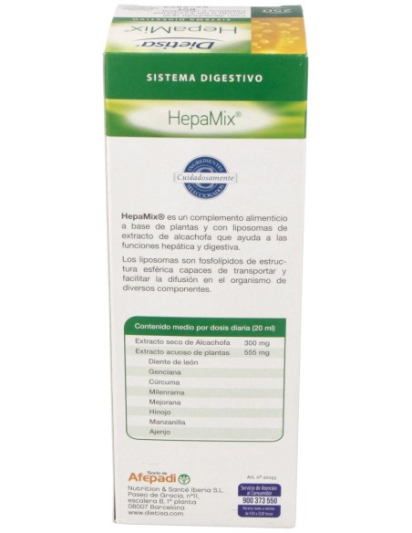 Hepamix (Hepatico-Biliar) Jarabe 250Ml