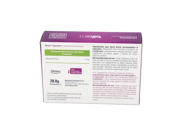Biform Chitosan Plus (Lipocontrol) 48Cap