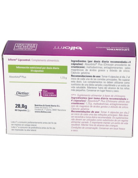 Biform Chitosan Plus (Lipocontrol) 48Cap